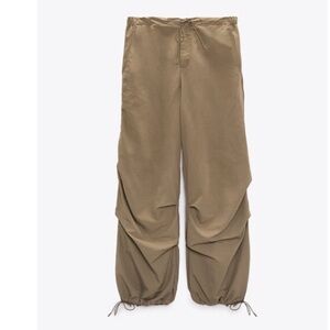 Zara parachute pants